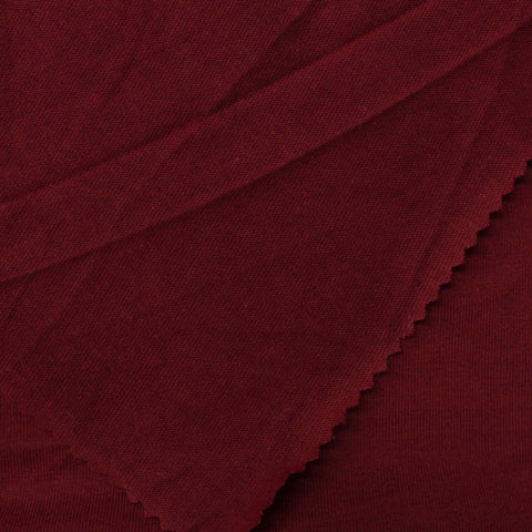 Polyester Cotton Jersey Knit Fabric, 133 gsm — Red