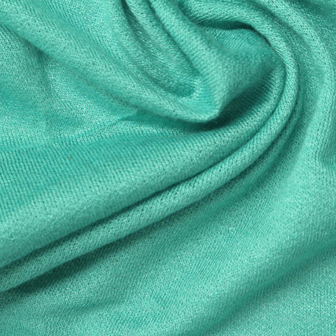 Teal Marl Knit, Poly-Viscose