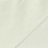 Off-White Diamond Pointelle Knit, Poly-Cotton — photo 1