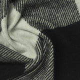 Black Check Jacquard, Poly-Viscose, 299 gsm — photo 1