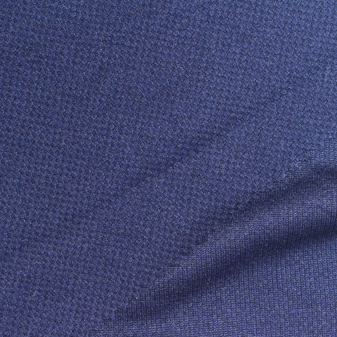 Blue Marl Jacquard, Polyester, 145 gsm