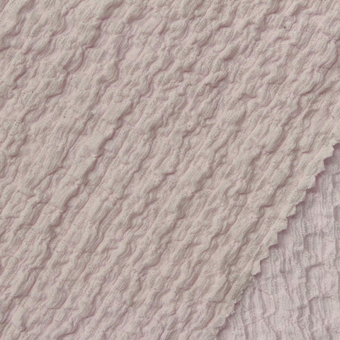 Jacquard Polyester Stretch Warp Knit Fabric, 188 gsm, 135 cm — Pink
