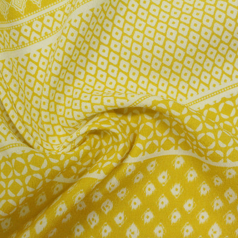 Yellow Horizontal-Band Woven