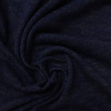 Dark Blue Marl Chunky Knit, Viscose-Poly, 138 gsm — photo 1