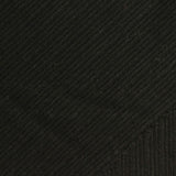 Cotton Polyester Rib Knit Fabric, 240 gsm, 150 cm — Black — photo 1
