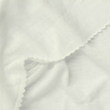 Polyester Viscose Rib Knit Fabric, 115 gsm, 170 cm — White — photo 1