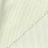 Polyester Stretch Rib Knit Fabric, 430 gsm, 130 cm — White — photo 1