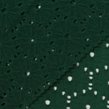 Dark Green Openwork Jacquard, Polyester — photo 1