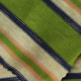 Green Horizontal-Stripe Knit, Poly-Cotton — photo 1