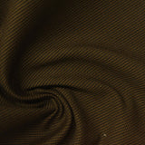 Fine Plaid Cotton Polyester Stretch Woven Fabric, 260 gsm, 145 cm — Brown — photo 1