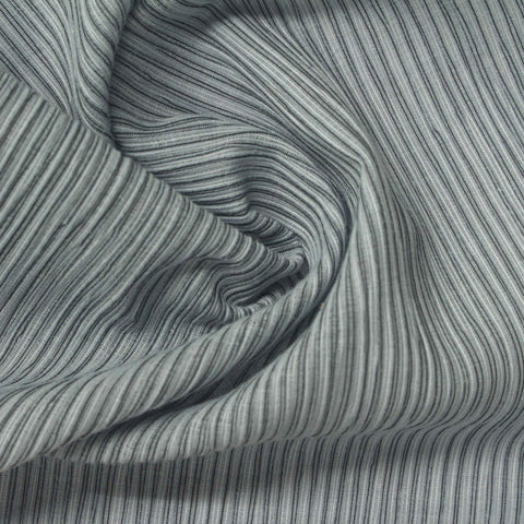 Cotton Polyester Crepe Fabric, 100 gsm, 155 cm — Grey