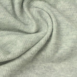 Light Grey Heathered-Marl Waffle Knit, Cotton — photo 1