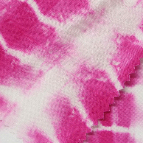 Pink Tie-Dye Woven, Viscose