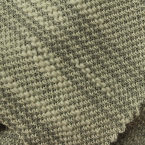 Polyester Cotton French Terry Fabric, 230 gsm, 150 cm — Grey