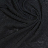 Black Heathered-Marl Knit, Polyester, 125 gsm — photo 1