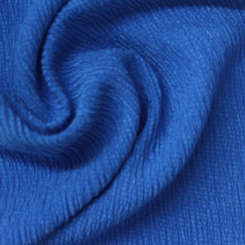 Polyester Stretch Warp Knit Fabric, 175 gsm, 158 cm — Blue