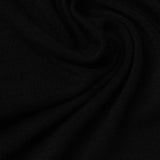 Viscose Stretch Jersey Knit Fabric, 185 gsm, 170 cm — Black, ref EF-223301 — photo 1