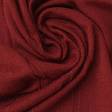 Red Textured-Stripe Rib Knit, Polyester — photo 1