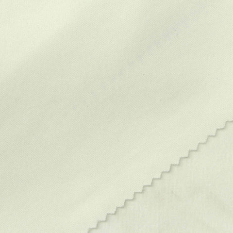 Brushed Polyester Modal Stretch Scuba Knit Fabric, 260 gsm, 165 cm — White