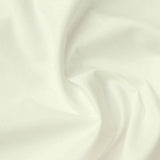 100% Cotton Poplin Fabric, 130 gsm, 160 cm — White — photo 1