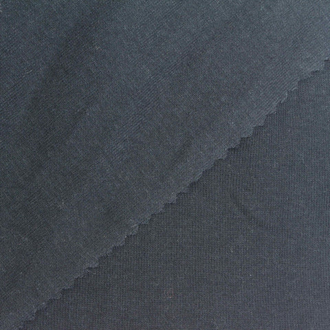Black Rib Knit, Cotton