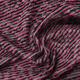 Pink Diagonal-Line Pointelle Knit, Poly-Cotton — photo 1