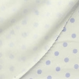 Light Blue Dots Jersey Knit, Cotton — photo 1