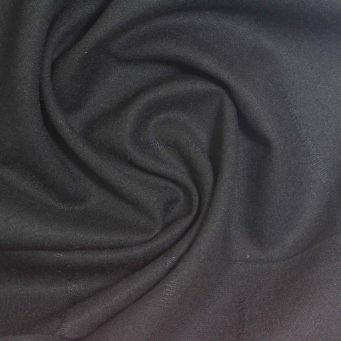 Black Vertical-Stripe Woven