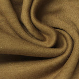 Cotton Polyester Jersey Knit Fabric, 327 gsm, 150 cm — Khaki — photo 1
