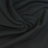 Cotton Polyester Jersey Knit Fabric, 220 gsm, 168 cm — Black — photo 1