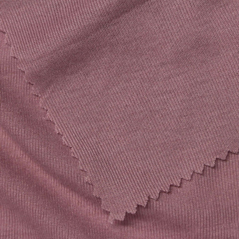 Polyester Viscose Stretch Jersey Knit Fabric, 130 gsm, 155 cm — Pink