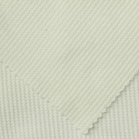 Cotton Polyester Stretch Waffle Knit Fabric, 160 gsm, 150 cm — Green