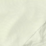 Cream Leaf Pointelle Knit, Polyester — photo 1