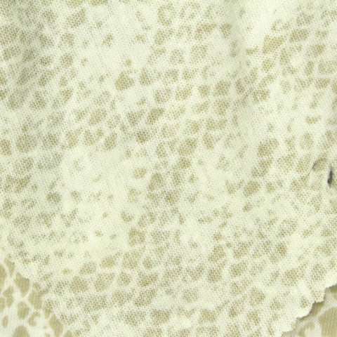 Animal Print Jersey Knit Fabric, 140 gsm, 155 cm — Beige