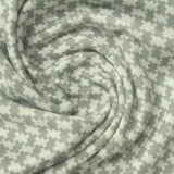 Grey Houndstooth Jacquard, Viscose-Poly — photo 1