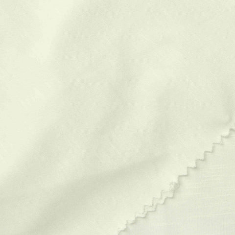 Slub Polyester Viscose Stretch Jersey Knit Fabric, 210 gsm, 160 cm — White