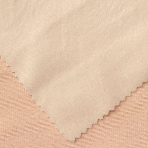 Polyester Stretch Velvet Fabric, 240 gsm, 170 cm — Beige