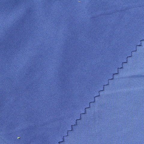 Polyester Stretch Milk Silk Knit Fabric, 160 gsm, 165 cm — Blue, ref EF-260139