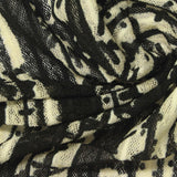 Black Abstract Mesh, Polyester, 160 gsm, ref EF-253955 — photo 1