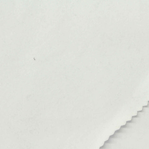 Brushed Polyester Stretch Milk Silk Knit Fabric, 230 gsm, 160 cm — White