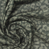 Grey Leopard Knit, Poly-Viscose — photo 1