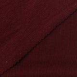 Brushed Polyester Stretch Rib Knit Fabric, 300 gsm, 120 cm — Red — photo 1