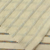 White Glitter-Stripe Jersey Knit, Cotton — photo 1