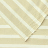 Beige Stripes Knit, Cotton-Modal — photo 1