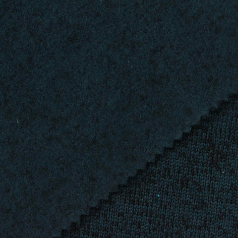 Dark Blue Marl Chunky Knit, Polyester, 340 gsm