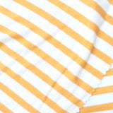 Orange Stripes Jersey Knit, Poly-Viscose — photo 1