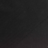 Viscose Polyester Stretch Rib Knit Fabric, 320 gsm, 140 cm — Black — photo 1