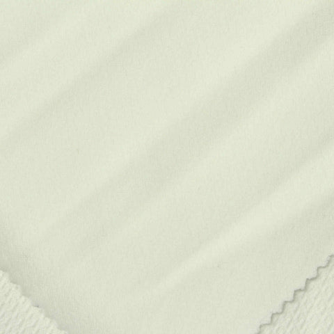 Jacquard Polyester Stretch Knit Fabric, 350 gsm, 150 cm — White