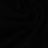 Acrylic Polyester Blend Knit Fabric, 320 gsm, 175 cm — Black — photo 1