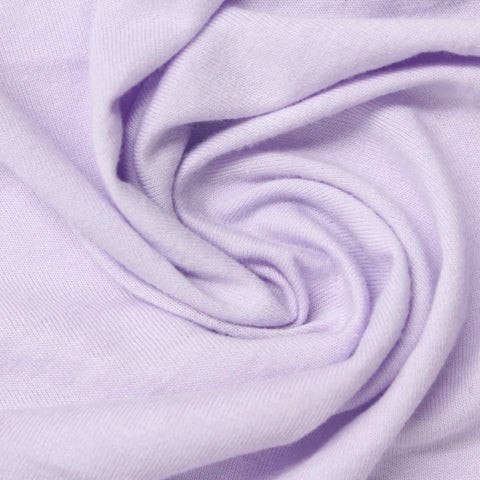 Polyester Cotton Jersey Knit Fabric, 144 gsm, 170 cm — Purple